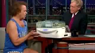 Letterman  Greatest Moments  Richard Simmons  Steamer [upl. by Dhiren]