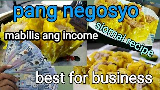 Pork siomai recipe  siomai business  best pork siomai recipe for business [upl. by Abshier]