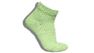 Tunesische Socken wie gestrickt Häkelanleitung  Woolpedia® [upl. by Leemaj]