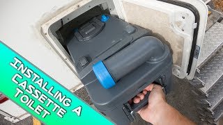 Installing a Cassette Toilet in a Truck Camper [upl. by Tonya]