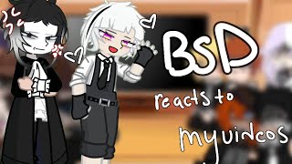 bsd reacts to my videos bsd soukoku shin soukoku  Atsushi mostly [upl. by Jenna58]