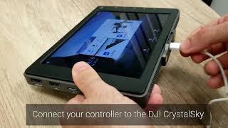 Setting up NAR on your DJI CrystalSky [upl. by Aihsrop]