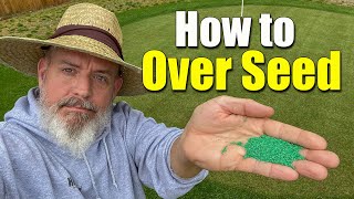 Overseeding Lawns in the Spring  How to  Dos and Donts [upl. by Kelley]