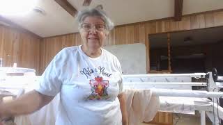 Quick Video of the Pantographs and Long Arm Quilting Machine TheQuiltedChickenFarmhe3yx [upl. by Aneba]