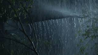 Sleep Instantly with Heavy Rain amp Very Strong Thunder on Tin Roof  Thunderstorm Sounds for Sleeping [upl. by Conchita]