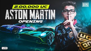 HACKER OR WHAT  ASTON MARTIN CRATE OPENING  BGMI [upl. by Laurentia]