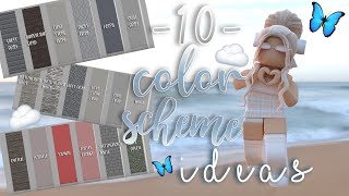 10 Color Scheme Ideas for Bloxburg Builds  Bloxburg Tips and Tricks  Nixilia [upl. by Greenlee629]