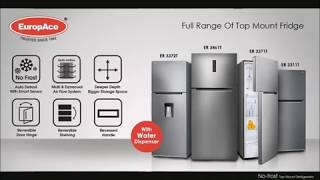 EuropAce 2 Door No Frost Refrigerator [upl. by Westhead]