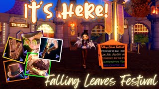 Royale High Royalloween Update  Dont Miss The Falling Leaves Festival amp All Toggles Steampunk Set [upl. by Mackenie155]