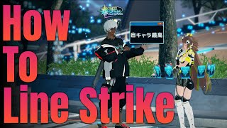 How To Line Strike  PSO2NGS [upl. by Farmann]