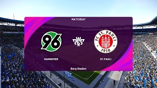 Hannover 96 vs St Pauli 10102024 Club Friendlies PES 2021 [upl. by Harrison833]