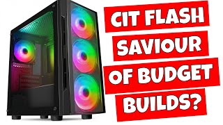 BEST Budget ARGB Micro ATX TG PC Case With Fans CiT Flash [upl. by Calley]