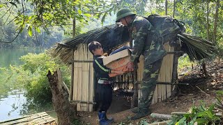 The orphan boy khai was lucky enough to receive daily necessities and food from a soldier [upl. by Annaed]