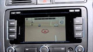 How To Using the Volkswagen RNS 315 Navigation [upl. by Notreve]