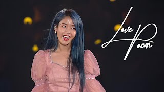 IU 팔레트Pallete Acoustic Ver Live Clip 2019 IU Tour Concert Love poem [upl. by Hpeosj]