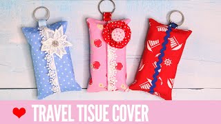 DIY Tissue Holder  Tissue Cover Pattern  For Travel amp Pocket Tissues [upl. by Horvitz434]