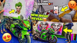 Last Warning😡 New Wrap Reveal😍 Zx10r SUPERBIKE MODIFICATION FINALLY Preparation for Ladakh Ride [upl. by Leunamnauj836]