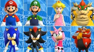 Mario and Sonic at the Olympic Games  All Characters [upl. by Berkshire]