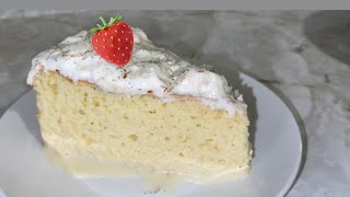 🍰Como hacer pastel de tres leches 🍰 [upl. by Allesiram]