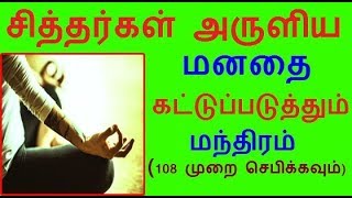 Special practice to control your mind  siddhar manthiram tamil  siddhar ragasiyam [upl. by Whitney]