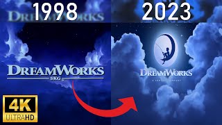 DreamWorks Logo Evolution 19982023 4k [upl. by Ennairej528]