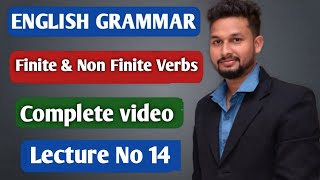 English Grammar  Finite and Non Finite Verbs  Lecture 14  JR Tutorials [upl. by Adnouqal]