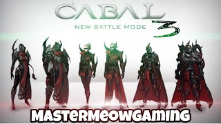 Cabal m Force blader เรียงคอมโบสกิลและ Battle Mode 3 [upl. by Clotilde867]