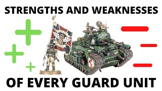 Strengths and Weaknesses of EVERY Astra Militarum Unit  Imperial Guard Units Review [upl. by Payson]