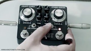 THE DUELLIST  DUAL OVERDRIVE PEDAL Short Demo [upl. by Aldric]