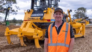 Dressta TD15 M Crawler Dozer walk around with Shane Murdoch from Onetrak [upl. by Isabelita]