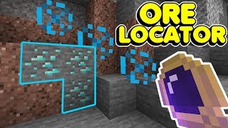 Minecraft Bedrock Ore Locator Addon LOCATE ANY ORES FAST [upl. by Nanyt]