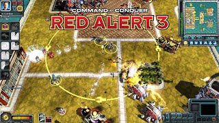 Command and Conquer Red Alert 3 World in Conflict MOD Allies GDI Zocom in 2 Vs 4 Brutal AI [upl. by Harrad]