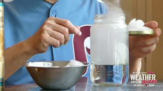 Make a Cloud in a Jar Weather Education Week Experiment  NBC10 Philadelphia [upl. by Faruq]