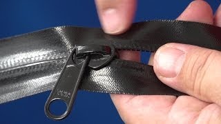 YKK® AquaGuard® Water Repellent Zipper Demo [upl. by Wallack]