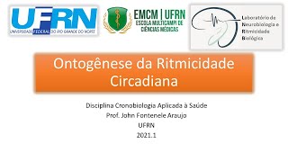 Ontogênese da Ritmicidade Circadiana [upl. by Sualakcin]