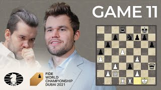 FIDE World Chess Championship Game 11  Carlsen vs Nepo [upl. by Nikita697]