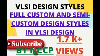 Full Custom and semi custom design styles in VLSI [upl. by Gnud]