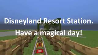 Minecraft MTR 迪士尼綫下行全程 Disneyland Resort Line down full ride [upl. by Marijane]