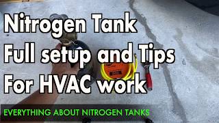 How to setup Nitrogen Tank for HVAC [upl. by Emlin408]