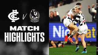 Carlton v Collingwood Highlights  Round 23 2022  AFL [upl. by Alvis]