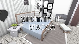 BLOXBURG  Scandinavian style bedroom 36k [upl. by Leipzig647]