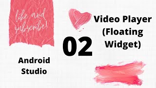 Background Video Player using ExoPlayer PART 2 Android Studio [upl. by Ettigirb]
