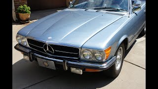 Test drive in a 1972 Mercedes 350 SL [upl. by Arluene]