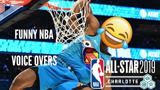 FUNNIEST NBA VOICE OVERS 2019 EVER 😂 [upl. by Sidell]