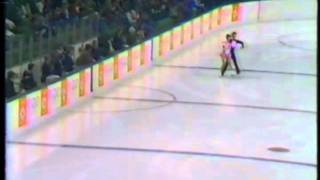 1984 Winter Olympics  Ice Dance Compulsory Dances Rhumba  Part 2 [upl. by Tadeas]