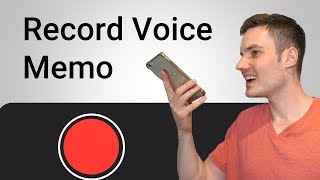 How to Record Voice on iPhone [upl. by Nylirem117]