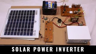 Solar power Inverter project with dual AC output  with circuit diagram [upl. by Dierdre]