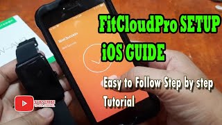 FitCloudPro Setup  iOS Guide iPhone [upl. by Nnyleve723]