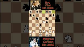 Magnus Carlsen vs Hou Yifan chess 1030 [upl. by Idnir]