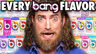 We Tried EVERY Bang Energy Drink [upl. by Dickie482]